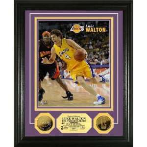  Luke Walton Framed 8 x 10 Photograph and Medallion Set 