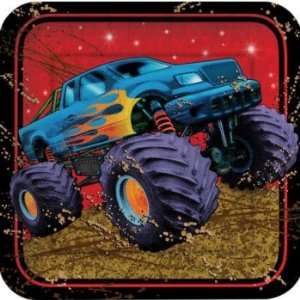   Mudslinger Monster Truck 9 inch Paper Plates 8 Per Pack Toys & Games