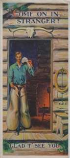 The cover artwork was painted by famed cowboy artist Irvin Shorty 