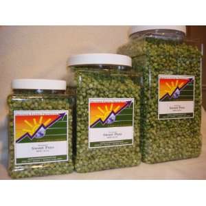 Dehydrated Sweet Peas (Full 1/2 Gallon Size, Net 38 Oz.) for Camping 