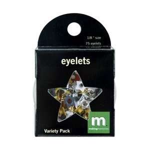  Making Memories Eyelets Variety Pack 1/8 75/Pkg Star 