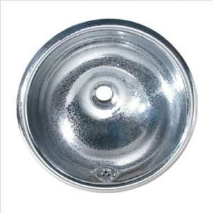   Decorative Drop in Round Crackle Textured Basin Finish Polished Brass
