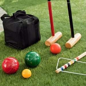 Field Club 110mm Bocce and Croquet Package  Sports 
