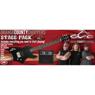 The Peavey Orange County Choppers Electric Guitar Stage Pack is an 
