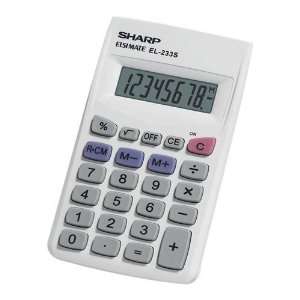  8 Digit Pocket Calculator, 2 1/4 quot;x3 2/3 quot;x1/3 