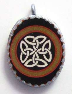 Artisan Celtic Irish Manx Britain Pendant Knot Cross  