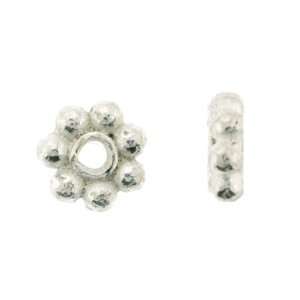 Base Metal   Spacers   Flower   6.2mm Diameter, 2.2mm Thickness   Sold 