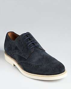 The Mens Store at  Suede Wingtip Oxfords