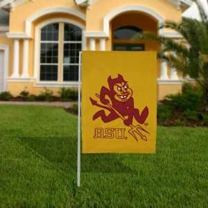  Arizona State Sun Devils 17.5 x 12.5 Gold Applique 