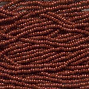  Brown Opaque   Seed Beads Czech 11/0 Mini Hank Arts 