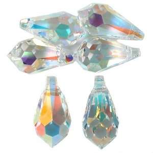  6 Crystal AB Teardrop Swarovski Crystal Beads 6000 13mm 