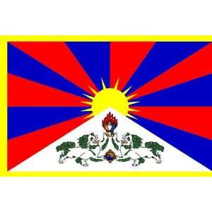  Tibet Flag Pack of 12 Gift Tags