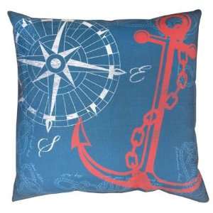  Compass and Anchor Nautical Reversible Indoor/Outdoor Weather 