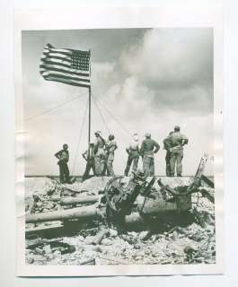 KWAJALEIN Marshall Islands WWII world war II u.s. flag  