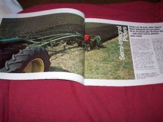 1974 John Deere Plow Brochure 1350 1450 135A 3100 370 1250 35 45 325 