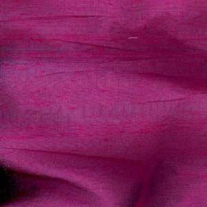  54 Wide Dupioni Silk Iridescent Fuschia Fabric By The 