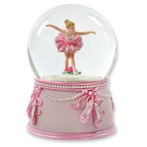  Ballerina and Bows 100mm Waterglobe Jewelry