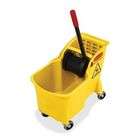 Rubbermaid Commercial RCP738000YL   Rubbermaid Mop Bucket Combination
