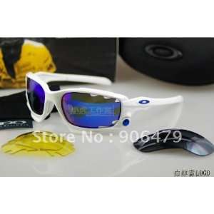  pcs sport sunglasses white/black frame riding glasses ski sunglasses 
