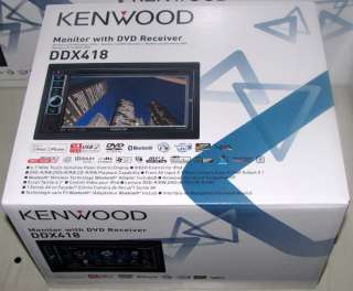 2011 NEW KENWOOD DDX 418 6.1 DOUBLE DIN DVD RECEIVER  
