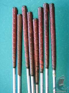   IRONS 1955 SPALDING TOP FLITE SYNCHRO DYNED CLASSIS VINTAGE GOLF CLUBS