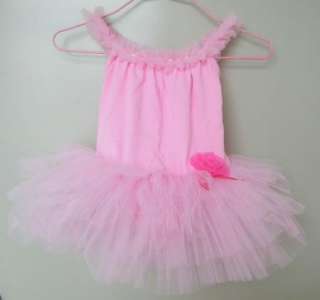 Girl Pearl Party Leotard Ballet Tutu Skirt Dress 1 4 7Y  