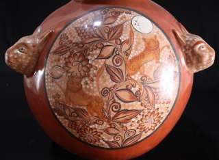 Huge Benjamin Olvera Mexican Pottery Folk Art Tonala  