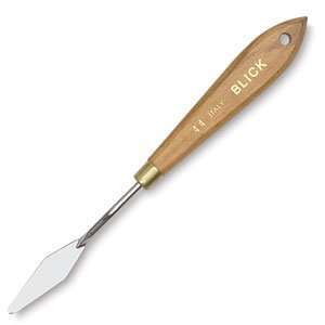 Blick Nickel Plated Painting Knives   Detail Knife with 9/16 x 1 15/16 
