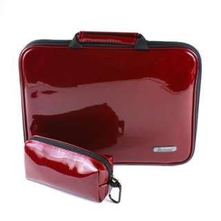 10 LAPTOP IPAD TABLET CASE BAG POUCH SLEEVE RED EWE  