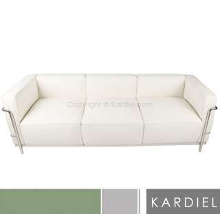 LE CORBUSIER LC3 SOFA WHITE 3 seater chair loveseat leather grande 