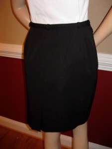 Ann Taylor Stretch Cotton Black Mini Skirt Sz 8 6 NWT  