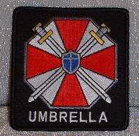 RESIDENT EVIL Embroidered Umbrella Corp Logo PATCH  
