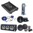Lanzar Car Amplifier, Bass Box and Speaker Package   HTG447 2000 Watt 
