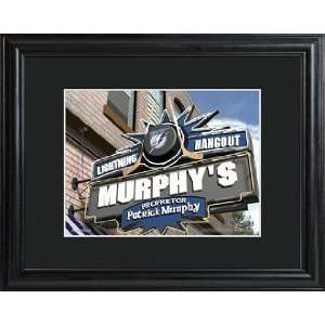 Tampa Bay Lightning Personalized Pub Print with Wood Frame