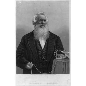  Samuel Finley Breese Morse,1791 1872,beside telegraph 