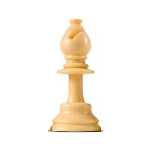    Quality Replacement Chess Piece   White Bishop 2 3/4 Toys & Games