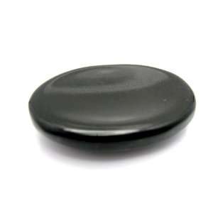  Black Agate Worry Stone 