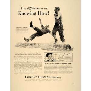 1939 Ad Lord & Thomas Advertising Log Rolling Contest 