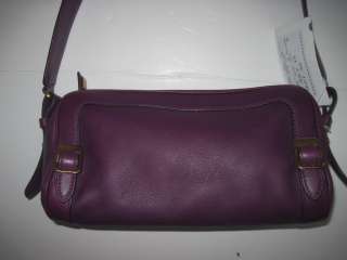   Mara Italy Beaudeau purple Calf Leather shoulder bag handbag  