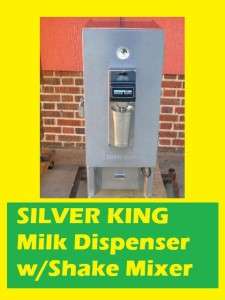 Silver King Milk Dispenser with Milk Shake Mixer  