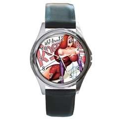 Dream Of Jeannie watch (round metal wristwatch)  