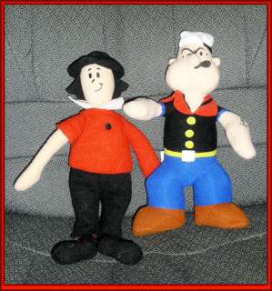 POPEYE & OLIVE OYL STUFFED DOLL. EXCELLENT CONDITION  