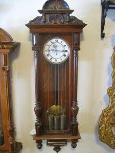 Antique M Herz & Son Vienna Grand Sonerie Clock 1880  