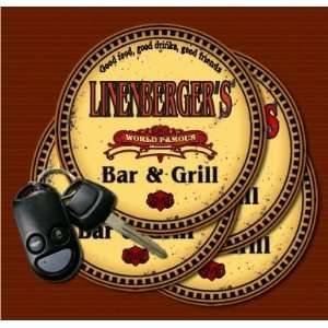 LINENBERGERS Family Name Bar & Grill Coasters  Kitchen 