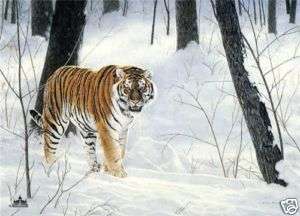 Charles Frace s/n print Emperor of Siberia wild tiger  
