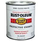   Quart Semi Gloss White Protective Enamel Oil Base Paint 7797 502