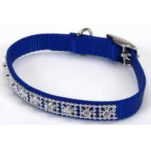   Coastal Pet Products Nylon Jewel Collar 5/8x16 Inch Blue