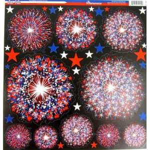    Scrapbooking stickers 12x12 fireworks Arts, Crafts & Sewing