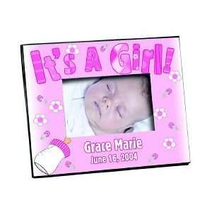    BABY ITS A GIRL PICTURE PHOTO FRAME PERSONALIZED FREE Baby