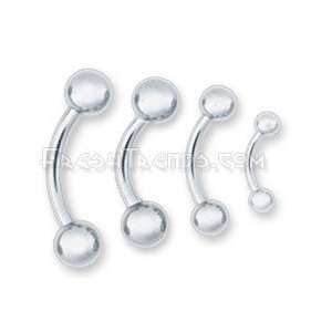   Steel Curved Barbells Piercing Jewelry   Each Sold Separately Jewelry